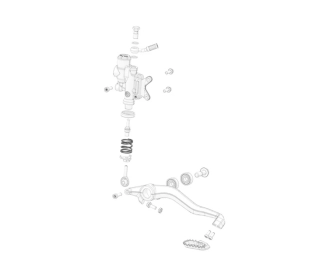 Rear brake spring