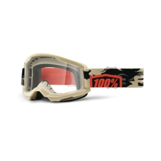 Okuliare 100% Strata 2 Goggle Kombat-číre sklo