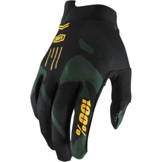 Rukavice 100% ITRACK detské sentinel black L