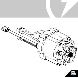 NÁHRADNÝ MOTOR, 36V - 16ELITE/18/20EDRIVE